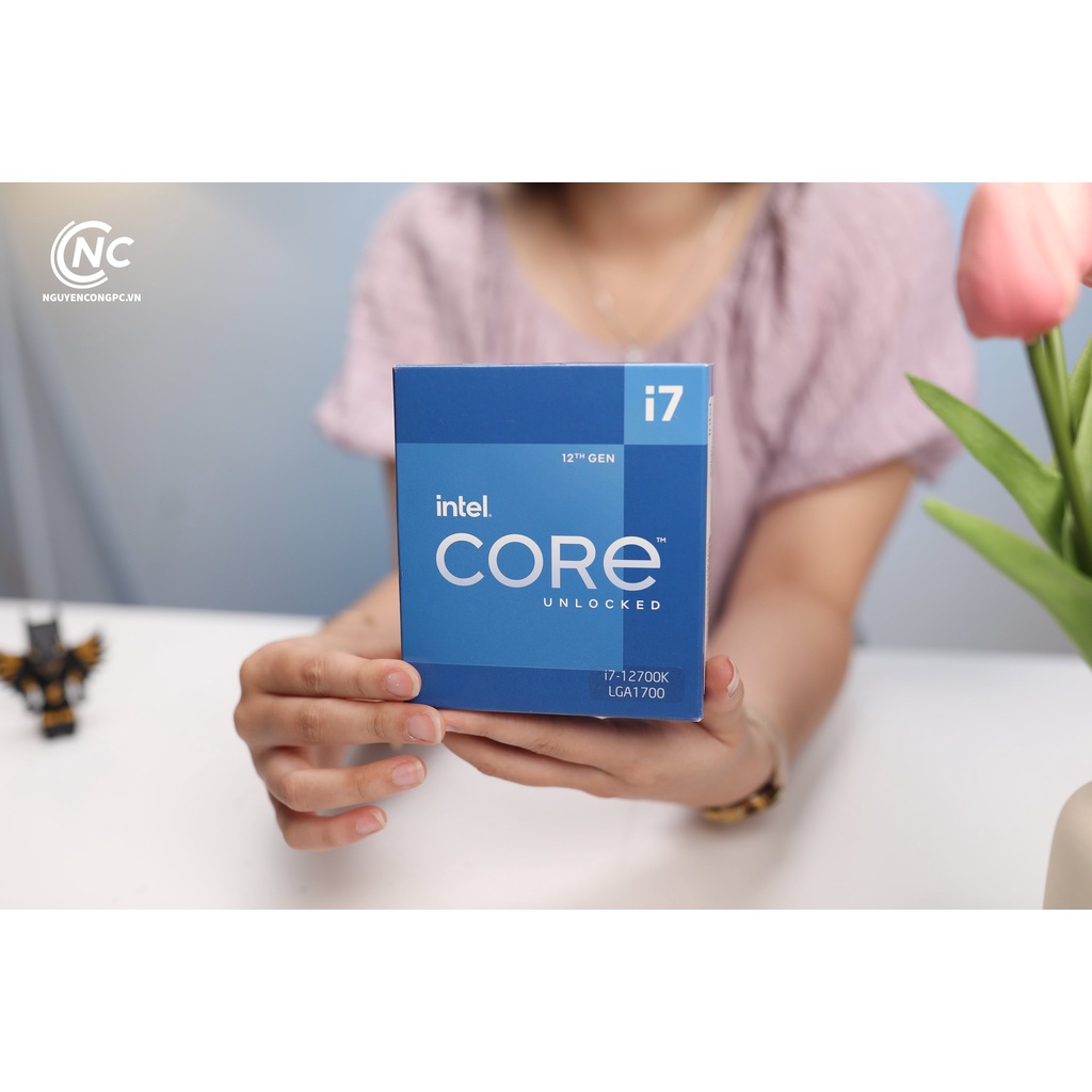 CPU Intel Core i7-12700K ép xung đời 12 LGA1700 12 nhân 20 luồng 4.9Ghz 125W Full Box - Bảo hành 36 Tháng