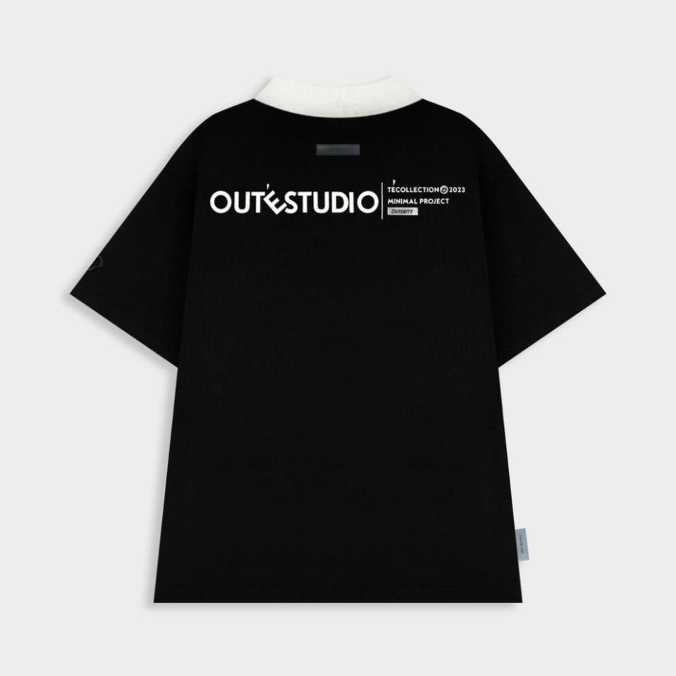 Áo Polo nam nữ unisex Polo Outerity Collection TÉ / Đen Xanh- APO7005