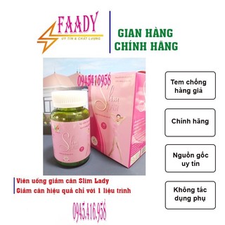 Viên uống giảm cân slim lady lọ 30 viên