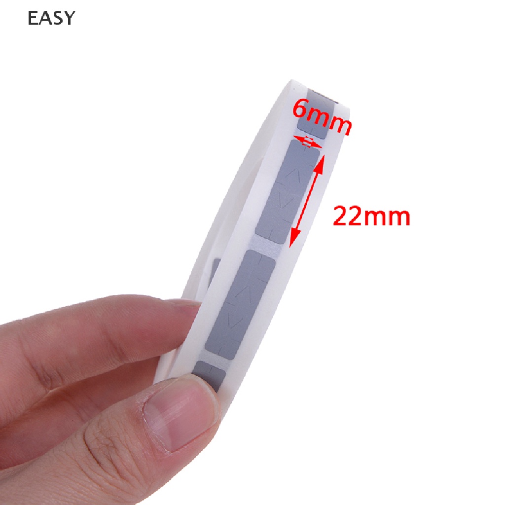 Ea 1000 cái keo dán hình chữ nhật màu bạc cào nhãn ers thẻ vé vn