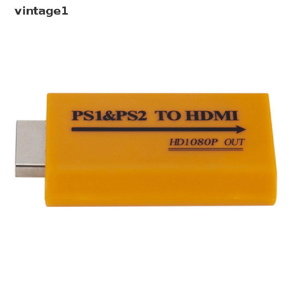 Bộ ChuyểN ĐổI Âm Thanh / Video 1080P HD PS1 / PS2 Sang HDMI 1 Cổ ĐiểN Cho MáY ChiếU HDTV