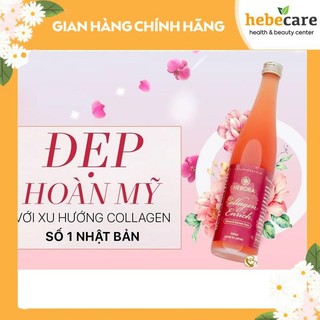 Hebora Collagen Enrich, Placenta Hebora 500ml Nước Uống Dưỡng Trắng Da, Thơm Tự Thân Detox Giữ Dáng