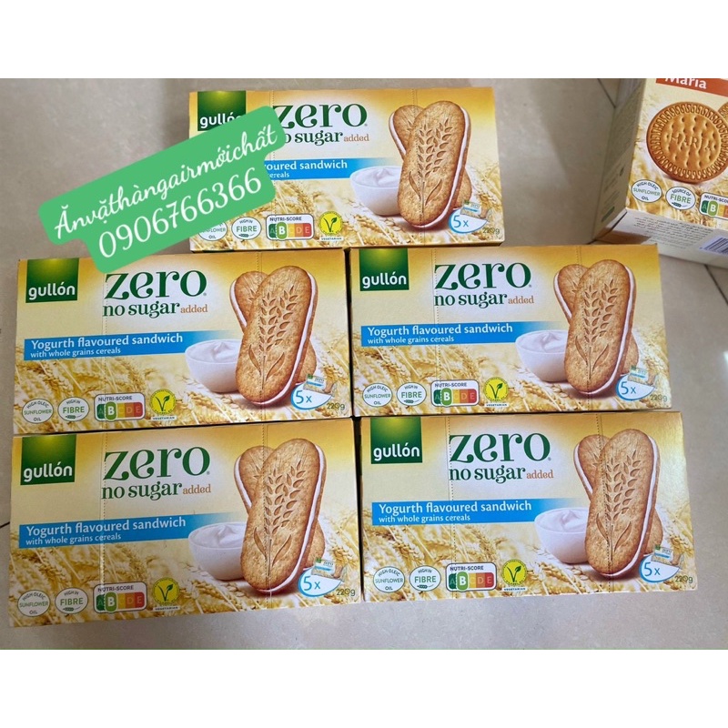 Bánh Ăn Kiêng Gullon Không Đường Đủ Loại Tây Ban Nha