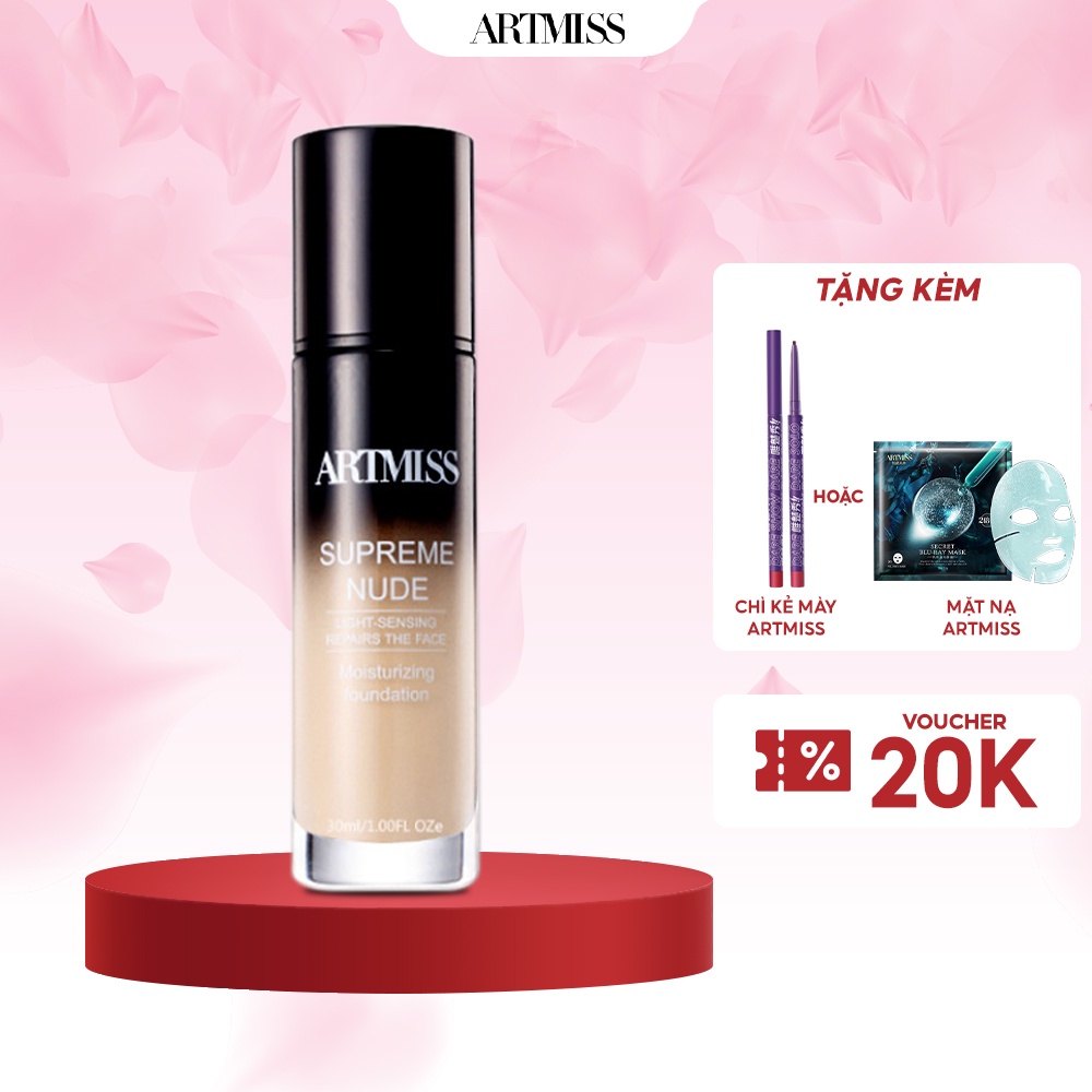 Kem lót trang điểm ARTMISS Supreme nude kiềm dầu nâng tông che lỗ chân lông/làm mềm mịn da 30ml
