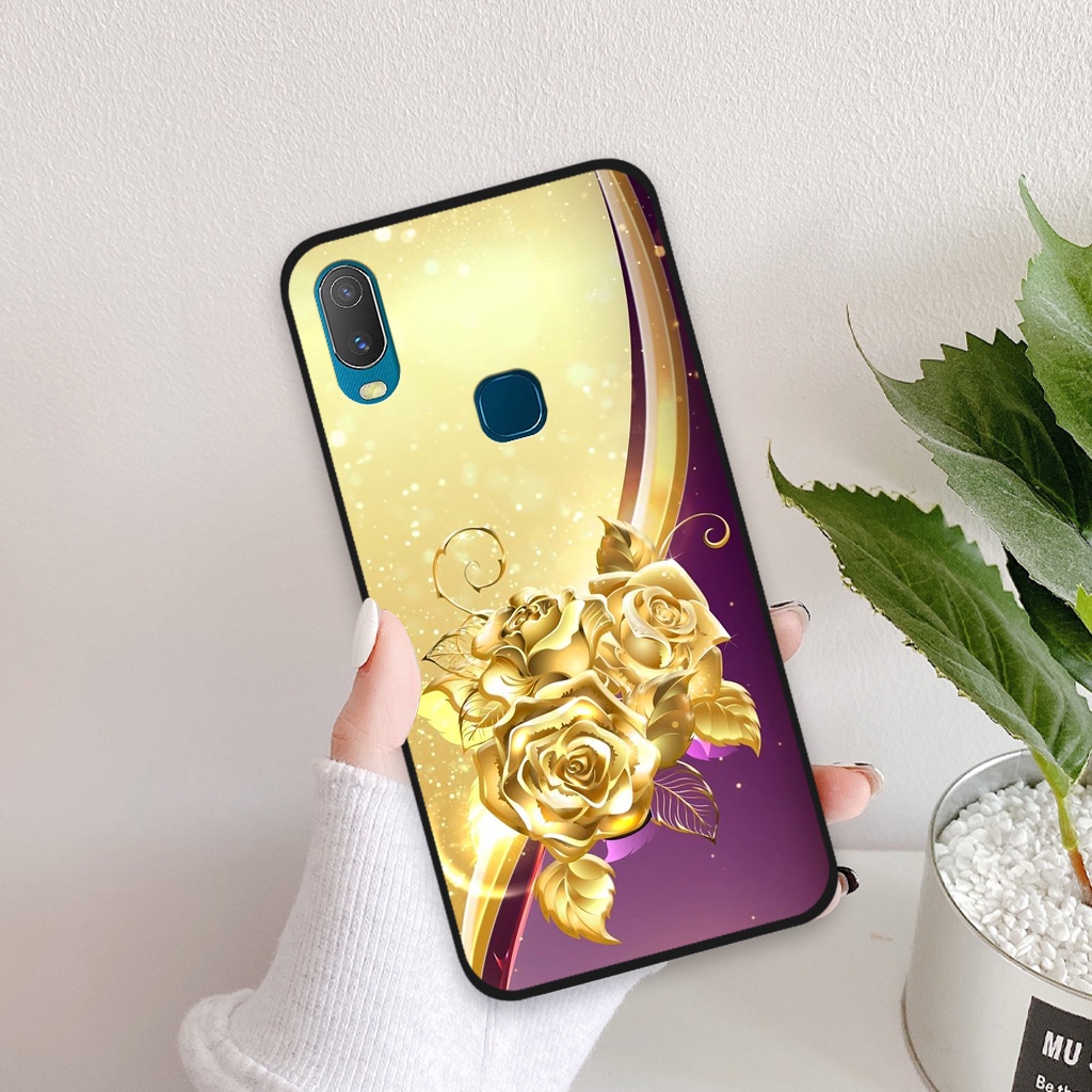 Ốp lưng Vivo Y11 / Vivo 1906, ốp điện thoại vivo hình hoa, hươu nai sang trọng