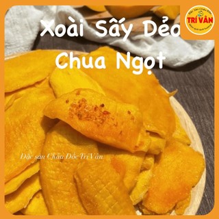 Xoài sấy dẻo ngọt nhẹ thơm ngon hủ 500g đặc sản châu đốc trí vân - tv15