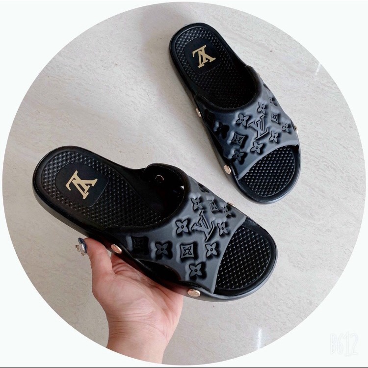 Dép cao cấp LV đế đúc cao su hàng cao cấp trẻ đẹp