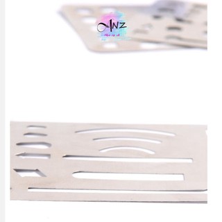 [ Họa cụ ANZ ] Thước Che Tẩy - Erasing Shield - Thước Chắn tẩy