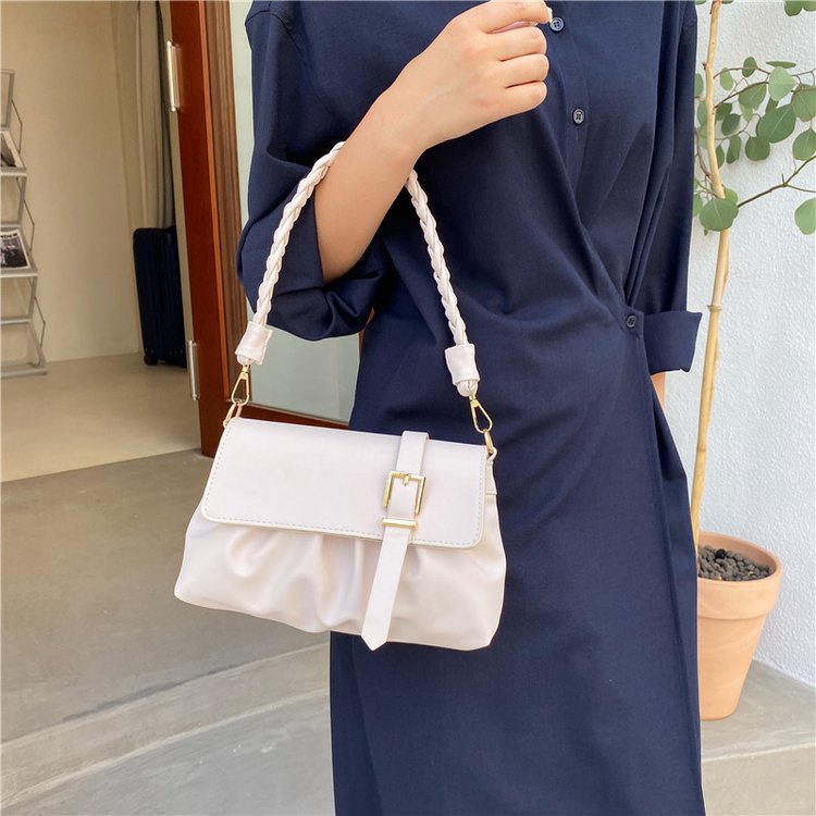 Túi Đeo Vai Đan Lát Đơn Giản Thời Trang Xuân Hè Hàn Quốc 2023