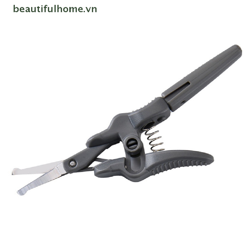 1 Kéo Cắt Tỉa Lông Mũi / Tai / Râu Đầu Tròn An Toàn