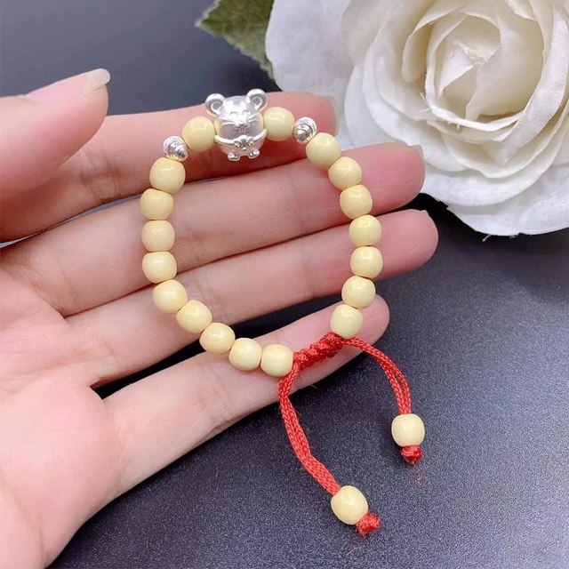 Vòng dâu tằm mèo bạc