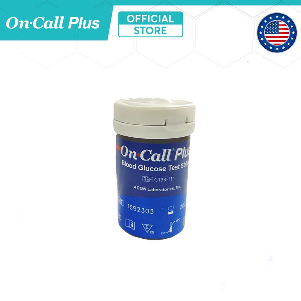 Que thử đường huyết ONCALL PLUS  - Hộp 25 que - Hộp 50 que
