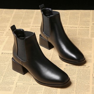 [Order] Giày nội địa Trung hàng đẹp - Boot nữ đế vuông ulzzang