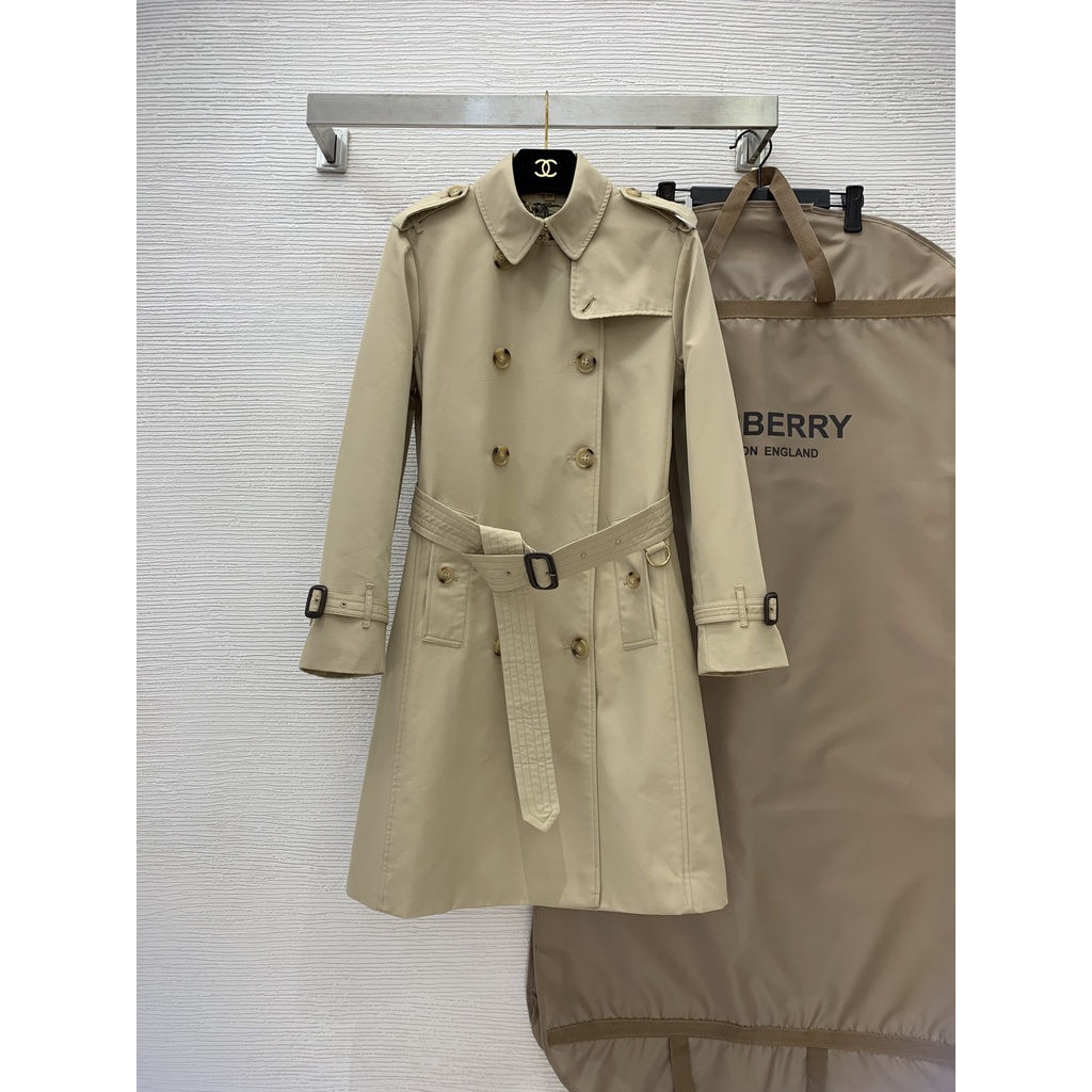 Áo khoác măng tô thời trang cao cấp Burberry BBR phong cách thanh lịch, thời thượng