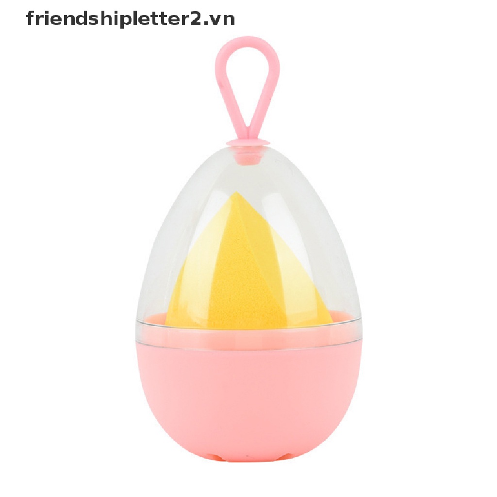 Hộp Rỗng Trong Suốt Đựng Mút Trang Điểm Tiện Lợi