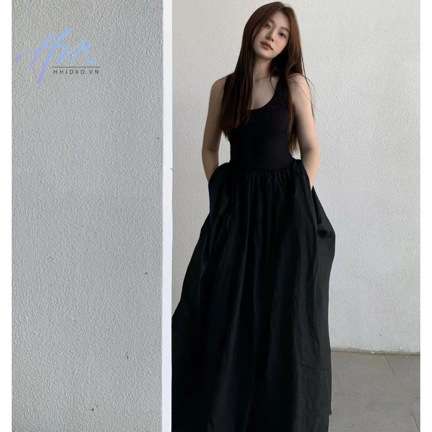 Hhjdxd Đầm Dự Tiệc Tối Cao Vừa Vặn Cỡ Lớn Có Dây Treo Thời Trang Mùa Thu Cho Nữ