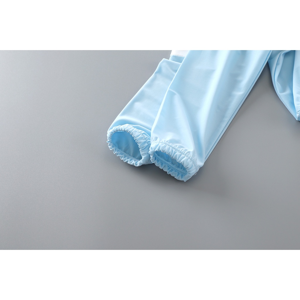 Áo Khoác Chống Nắng Tay Dài Bằng Lụa Lạnh Mỏng Nhẹ Thoáng Khí Kích Thước 80-140CM Thời Trang Cho Bé Trai Và Gái