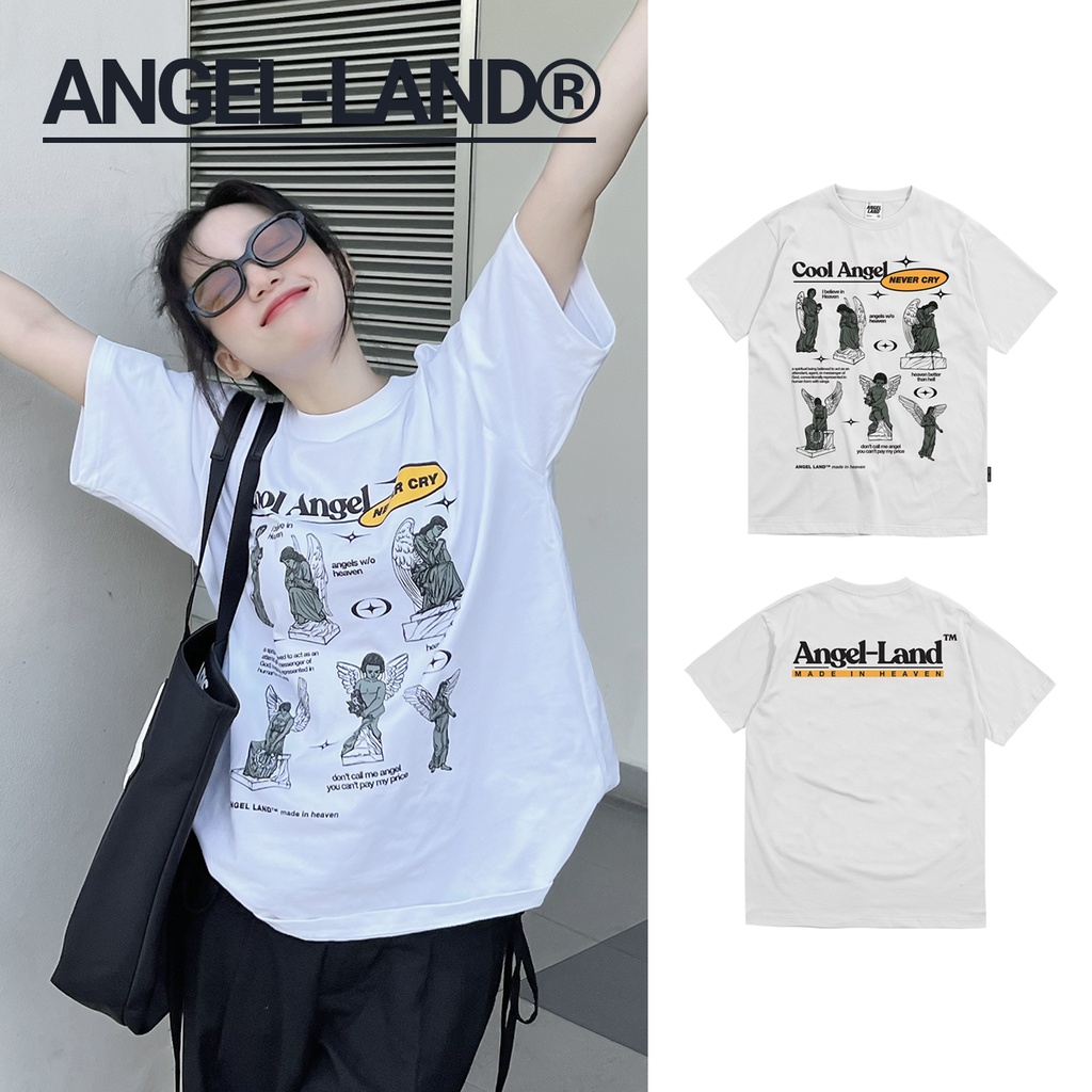 Áo Thun Angel-Land Cool Angel Milky White T-shirt - CAT