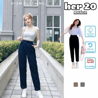 Quần tây baggy 1 cúc, quần học sinh 1 khuy chất tuyết mưa siêu đẹp