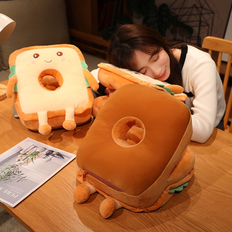 Gối Nhồi Bông Hai Mặt Hình Emoji Dễ Thương