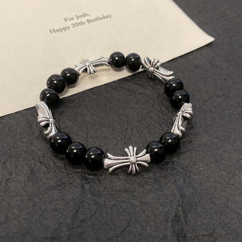 Vòng Tay Chuỗi Hạt Mặt Thánh Giá Unisex