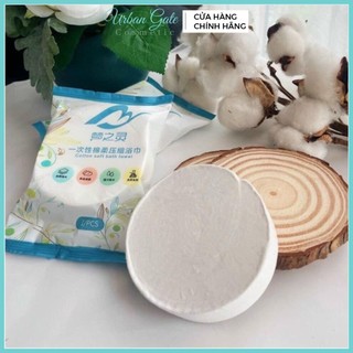 Khăn Tắm Nén Cotton Soft Bath Towel | Khăn tắm viên nén du lịch cotton dùng một lần tiện lợi