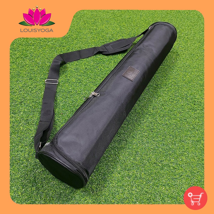 Túi đựng thảm tập yoga Louis Yoga, quai đeo có đệm, khóa 2 chiều, có thêm túi đựng đồ cá nhân, 71cm x 14 cm