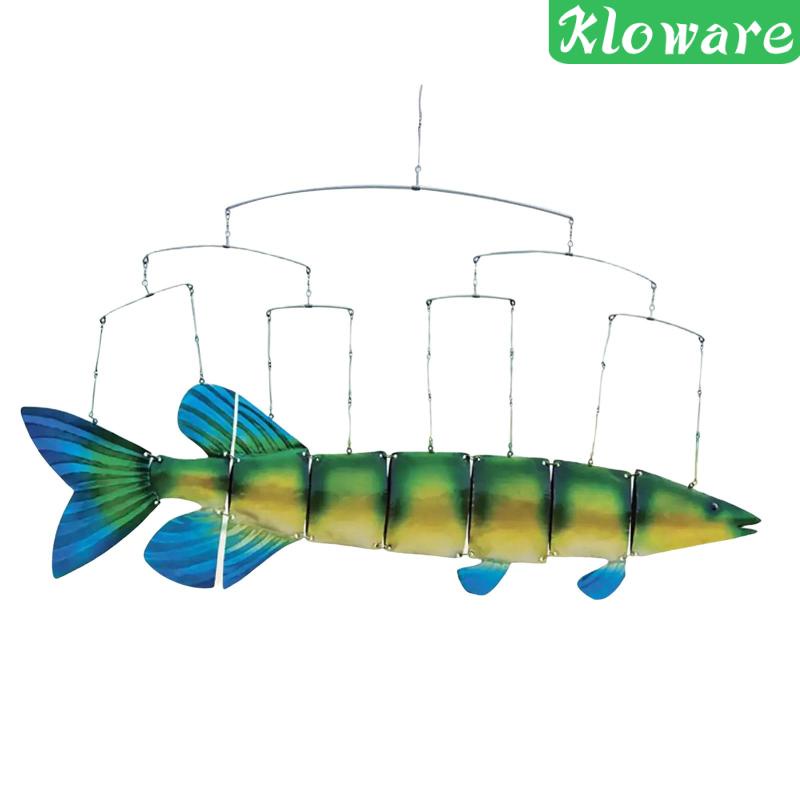 Phụ Kiện Treo Tường Trang Trí Phòng Khách Hình Cá Nhiệt Đới Bằng Kim Loại