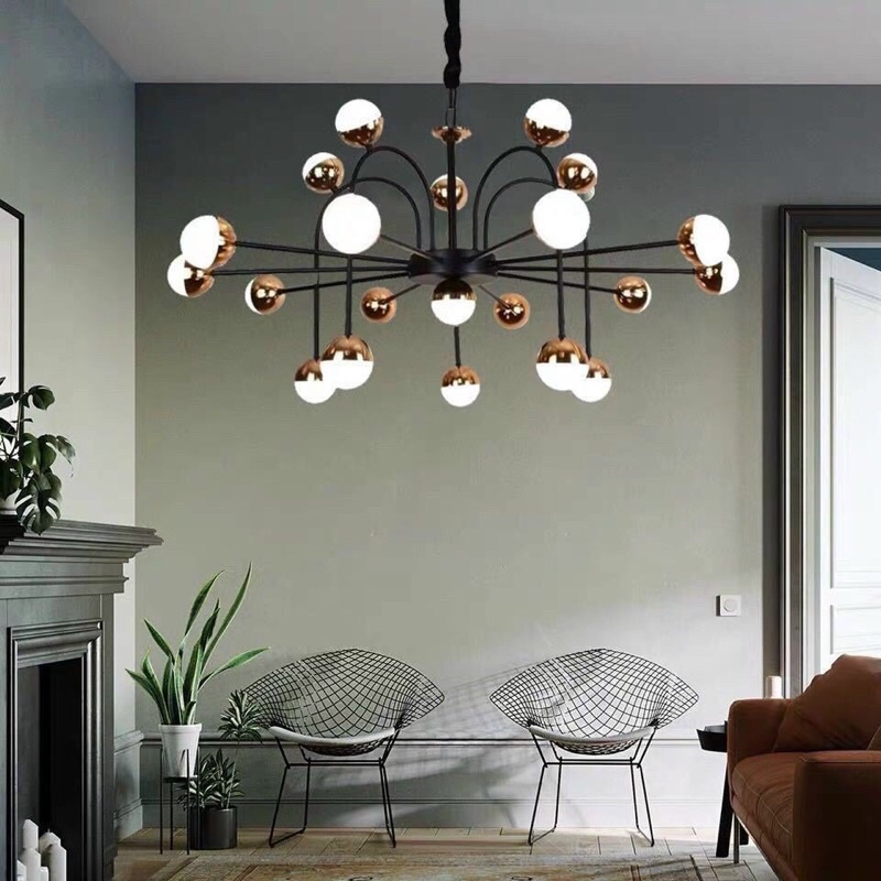 Đèn Thả Đèn chùm 21 Bóng Hiện Đại - 3 chế độ ánh sáng