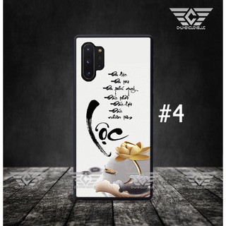 Ốp lưng SAMSUNG NOTE 10 - NOTE 10 PLUS Thư pháp bằng kính