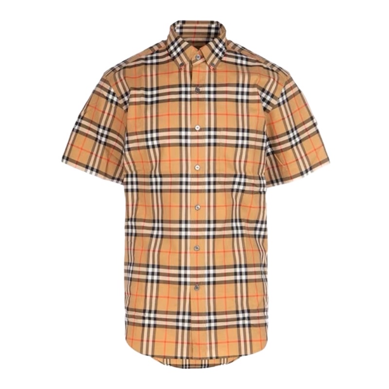 Áo sơ mi kẻ Burberry nam nữ mới nhất Áo sơ mi BBR sọc kẻ siêu cấp