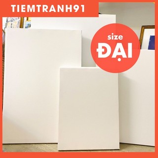 [SIZE ĐẠI⚡] Toan vẽ tranh sơn dầu, toan canvas trắng căng sẵn nhiều size