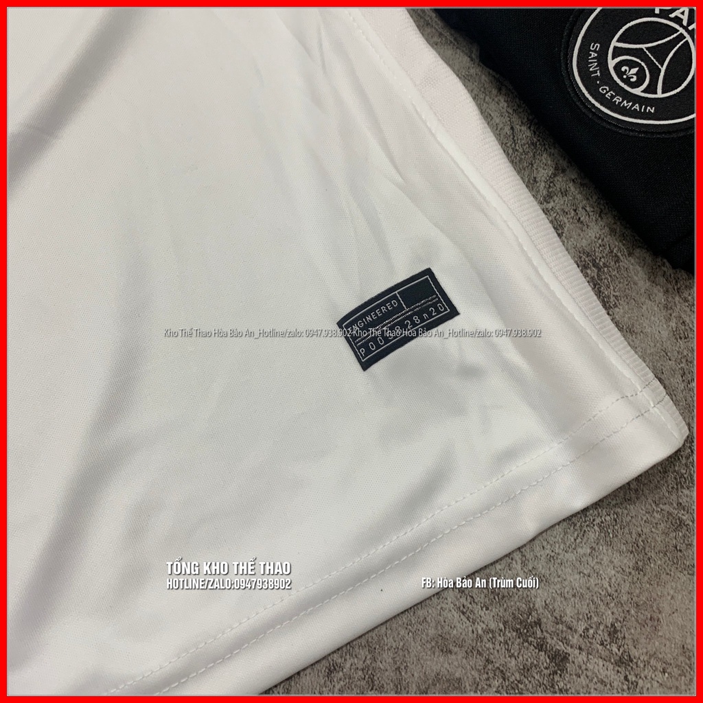 Bộ Quần Áo Bóng Đá CLB PSG sân khách mùa 2023-2024 Vải thái chuẩn cao cấp phom 45-90kg