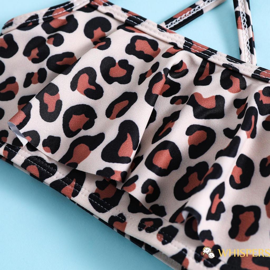 Bikini Họa Tiết Da Báo Cho Bé Từ 1-6 Tuổi