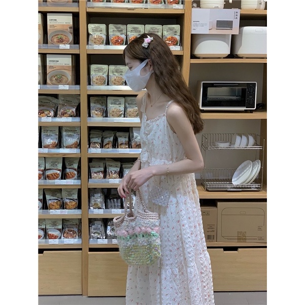 Đầm Hai Dây Hoa Nhí From Rộng Dễ Thương oder.tram0506