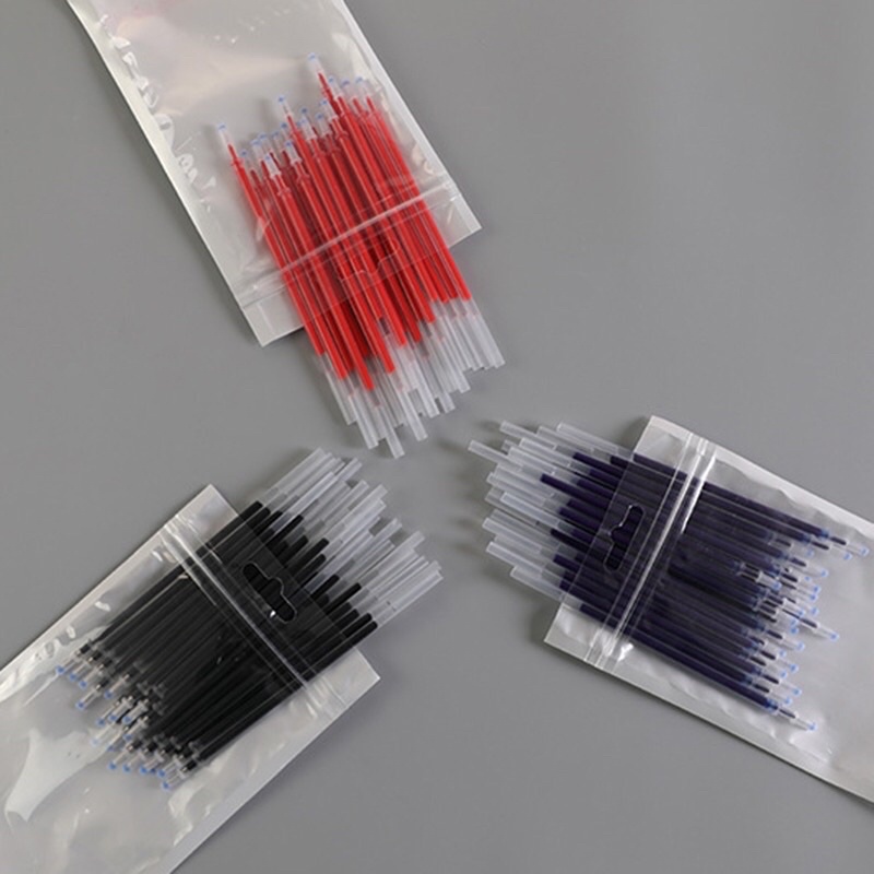 Ngòi Bút Mực Gel 0,5mm 13cm Ruột Bút Gel Màu Đen/Xanh/Đỏ Tiện Dụng