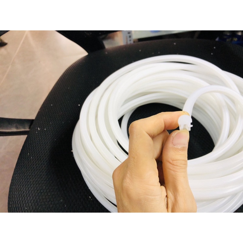 Rãnh nhựa tản sáng silicon Led Neon - 1 mét
