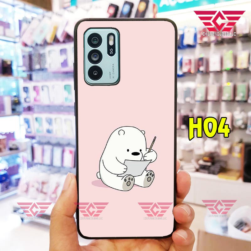 Ốp lưng oppo reno 6z gấu dễ thương