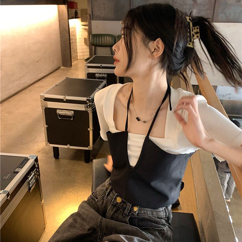 Áo Thun COZOK Ngắn Tay Thời Trang Hàn Quốc Cho Nữ