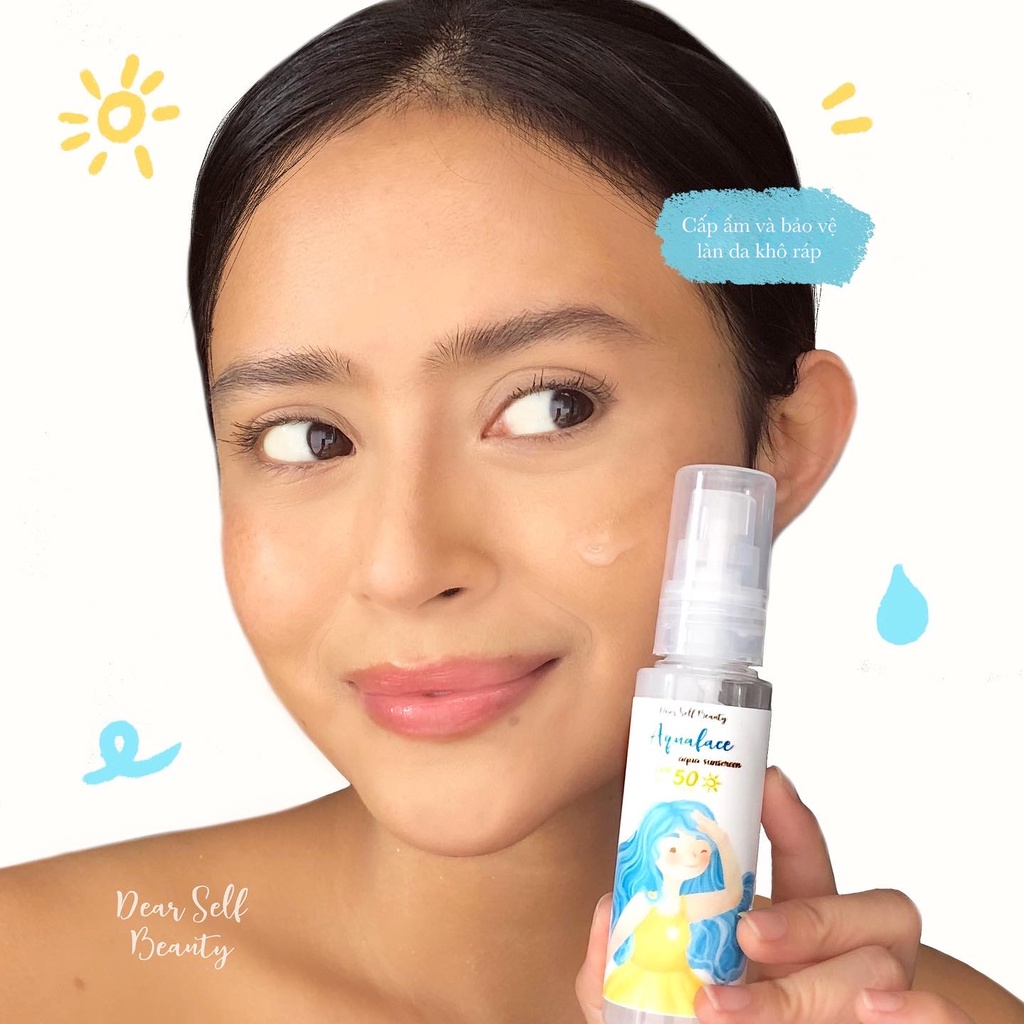 Kem chống nắng siêu cấp nước Aquaface SPF50 PA+++ - Dear Self Beauty