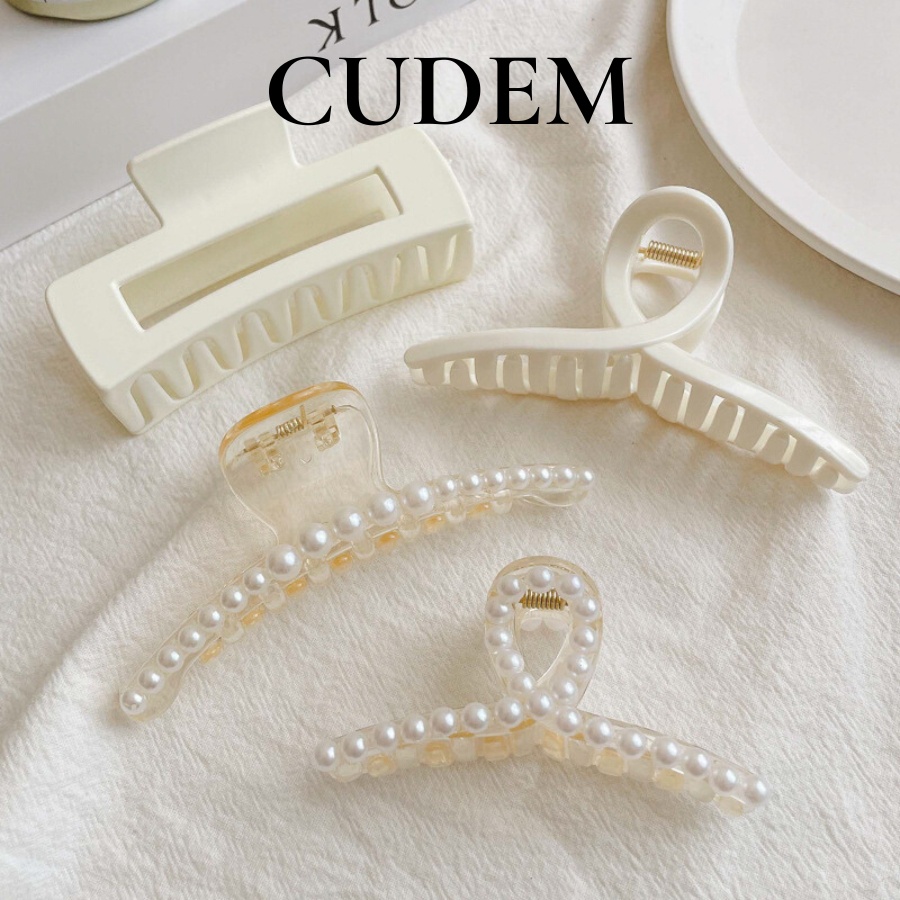 Kẹp tóc nữ đính hạt ngọc phong cách Hàn Quốc thời trang K13