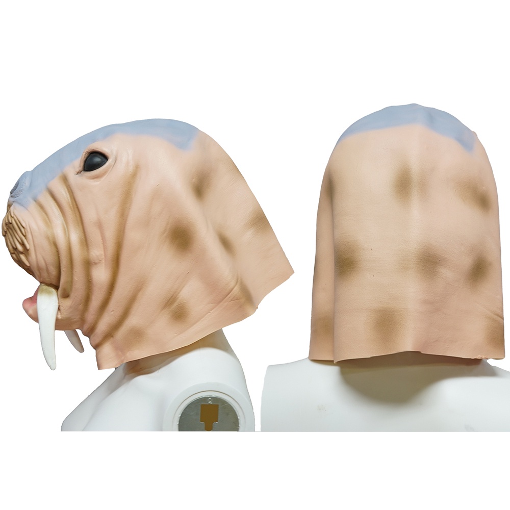 Mặt Nạ Hóa Trang halloween Bằng latex Hình Động Vật Vui Nhộn Cho Người Lớn