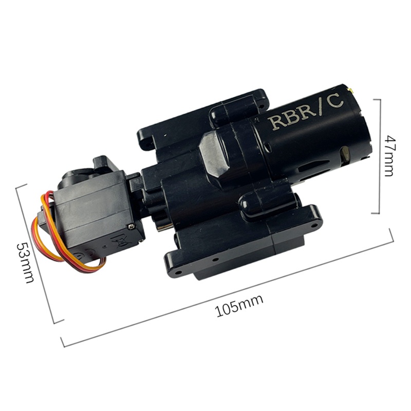 Động Cơ Hộp Số 2 Tốc Độ 370 Cho Xe Điều Khiển Từ Xa WPL C14 C24 B14 B36 MN D90 MN-90 MN99S