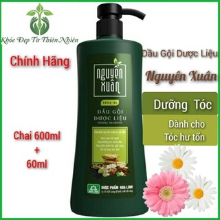  Dầu gội dược liệu Nguyên Xuân Xanh dưỡng tóc 450ml 