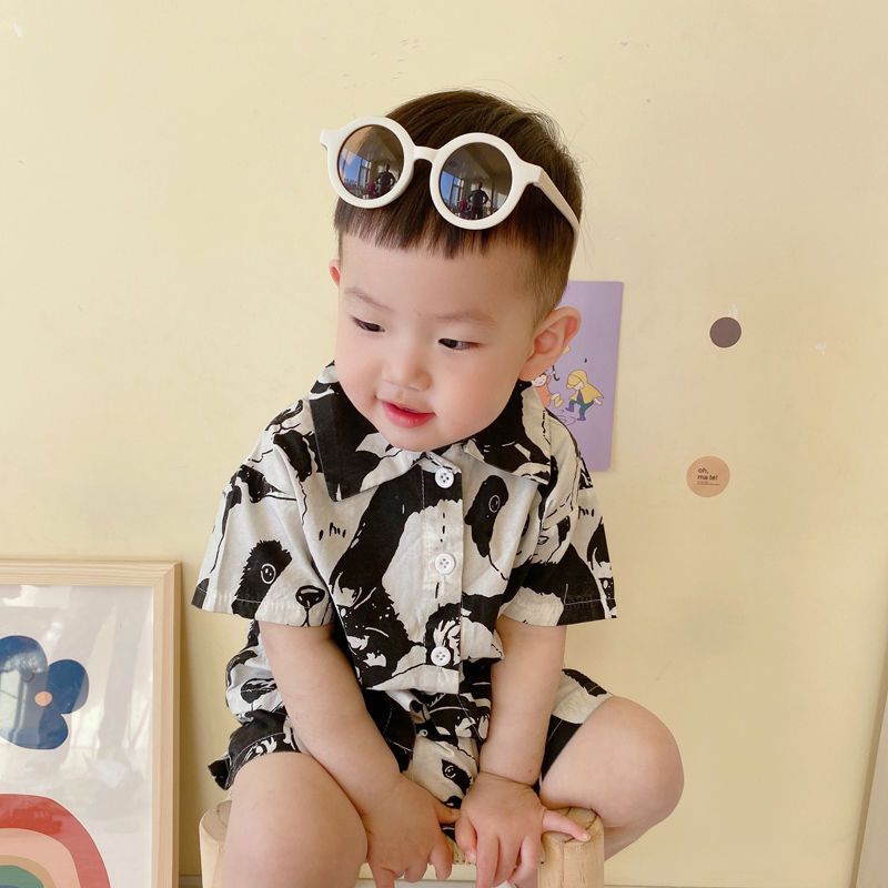 Bộ Đồ Thời Trang Mùa Hè 2023 Hai Món Phong Cách Hàn Quốc Cho Bé Trai