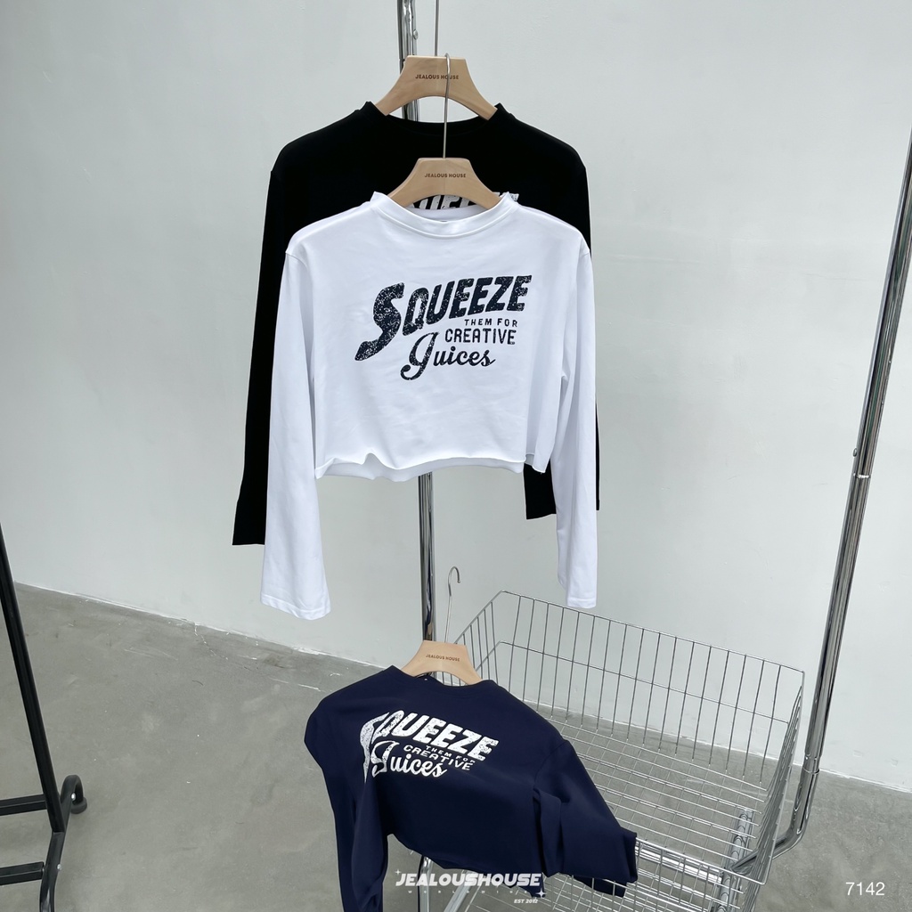 Áo phông dài tay squeeze - 7142