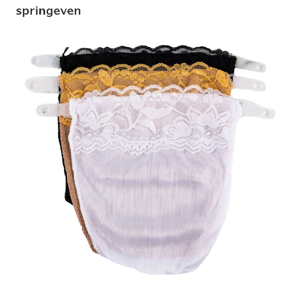 Set 3 Áo Hai Dây Phối Ren Thoáng Khí Co Giãn Dành Cho Nữ