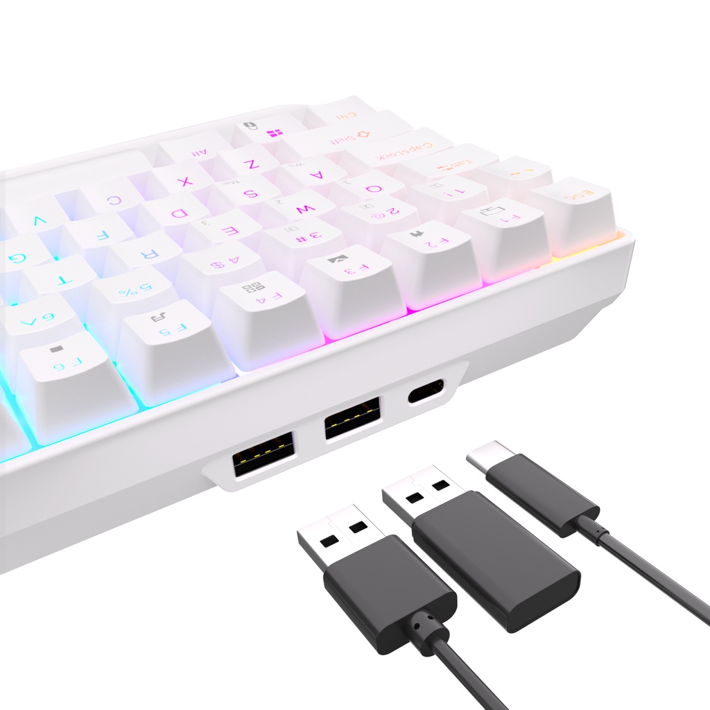 Royal Kludge RK96 Bàn phím cơ khí RGB Hot Swap Gaming Keyboard Bàn phím