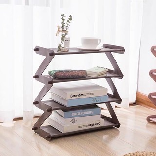 Kệ ziczac 4 tầng để bàn tiện ích