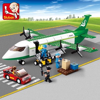 Sluban bộ đồ chơi lắp ráp máy bay 383 mảnh b0371